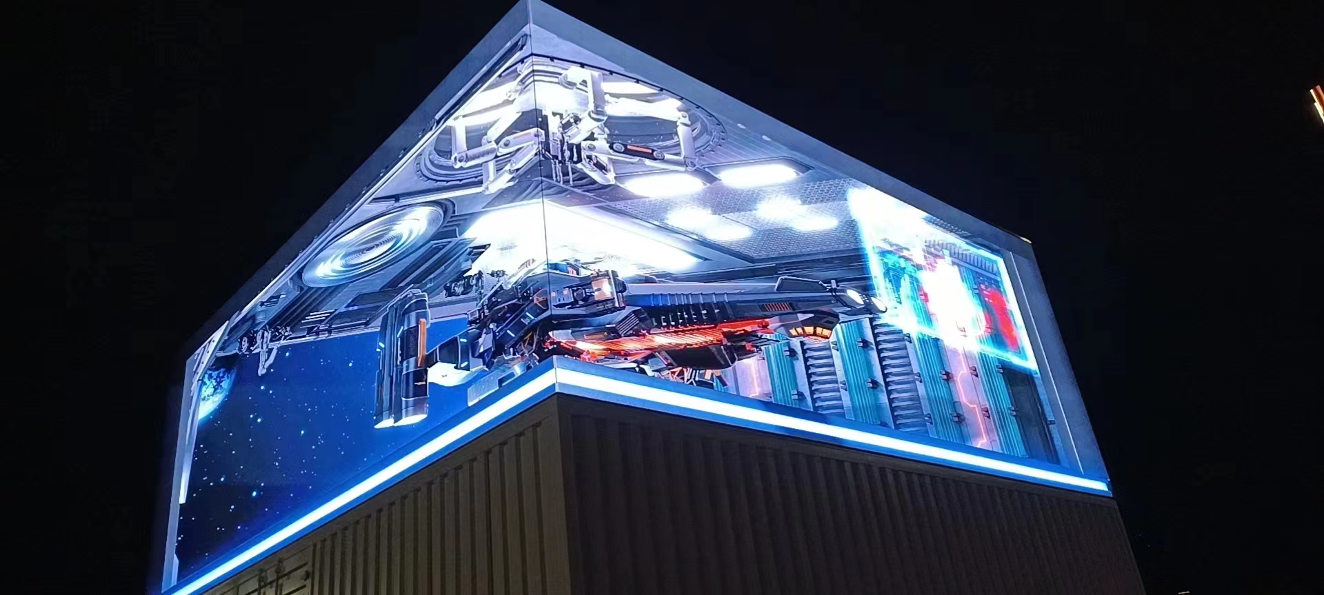 太仓某商业广场裸眼3D屏