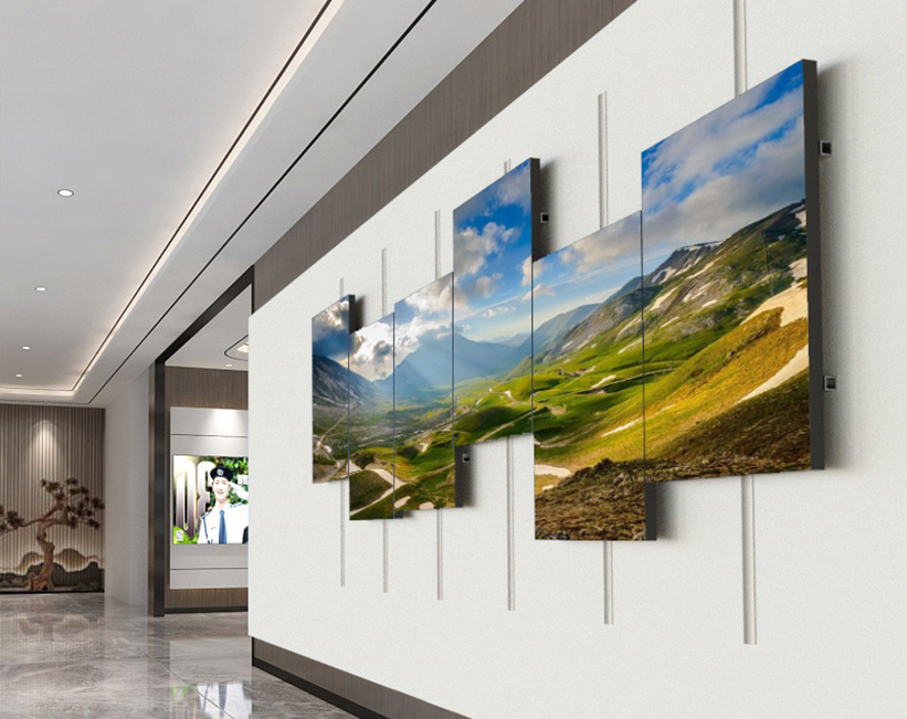 LED壁式升降显示屏