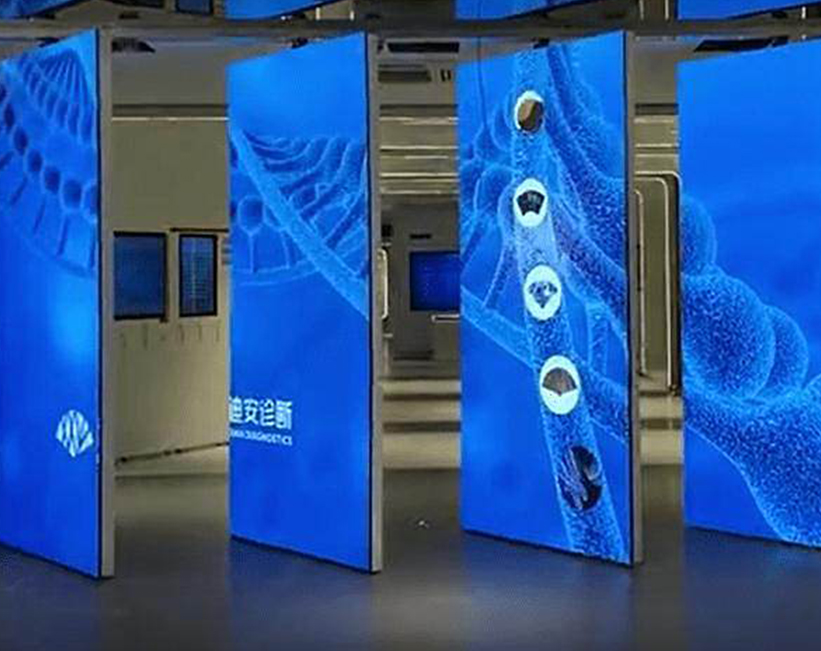 led折叠型移动显示屏